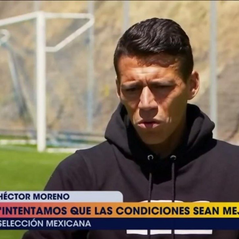 Héctor Moreno le dejó un mensaje a los que le dicen que no a la Selección México