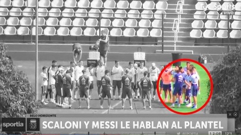 Messi y Scaloni cara a cara: el video de la reunión del plantel de la Selección Argentina