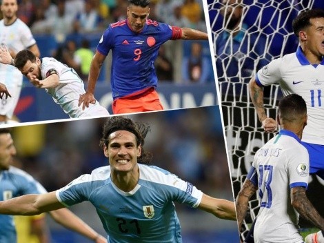 Copa América: Colombia y Uruguay los mejores, Brasil y Chile golean, Argentina desaparecida