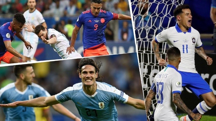 Copa América: Colombia y Uruguay los mejores, Brasil y Chile golean, Argentina desaparecida