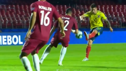 Nadie habla de él: el pase de fantasía de James Rodríguez para el gol de Duván
