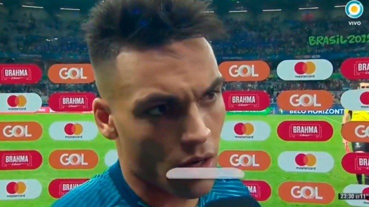 Lautaro dijo que estaba para jugar.