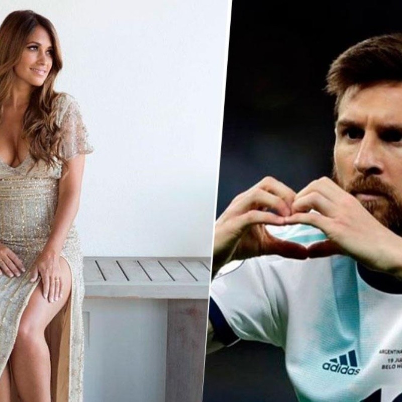 A las 5 de la mañana, Antonela Roccuzzo subió foto bancando a Messi: "Te amo"