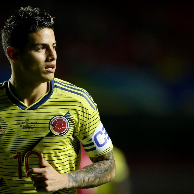 James Rodríguez fue consultado por su futuro y dejó bien en claro que solo piensa en Colombia