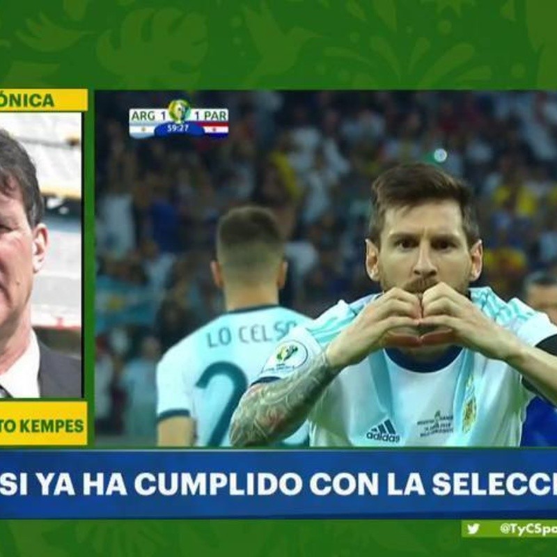 Argentina no juega a nada y Kempes tiró que "hay que darle descanso a Messi"