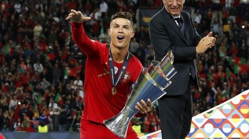 Foto de Cristiano Ronaldo, jugador de Portugal.