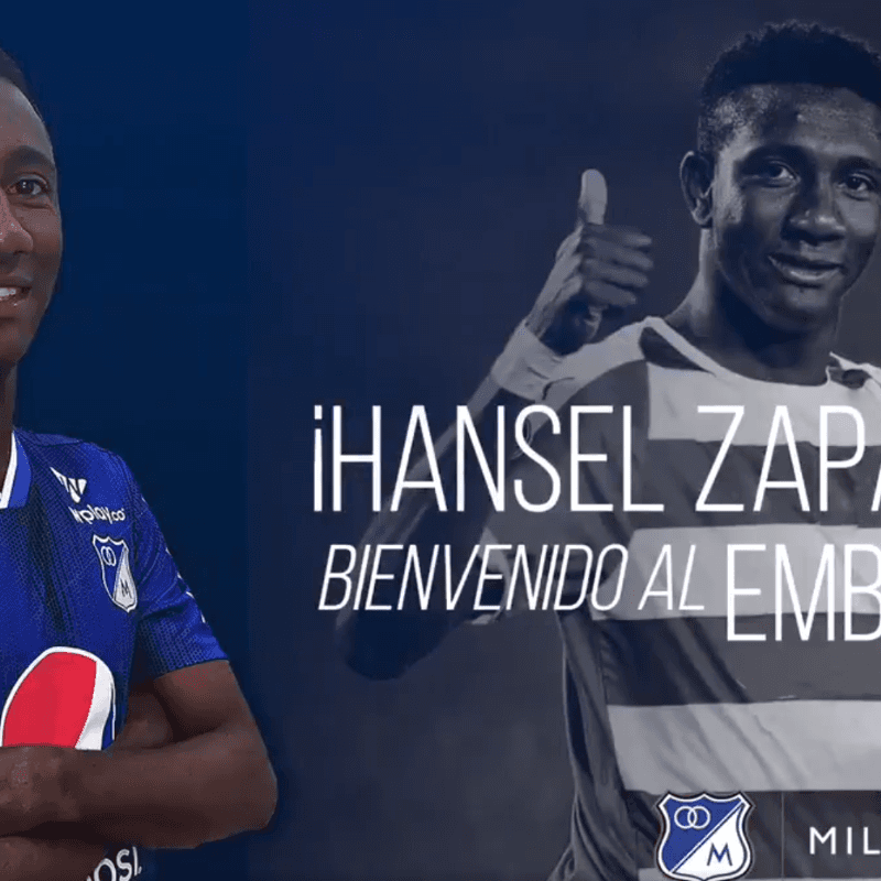 Hansel Zapata, segundo refuerzo oficial de Millonarios