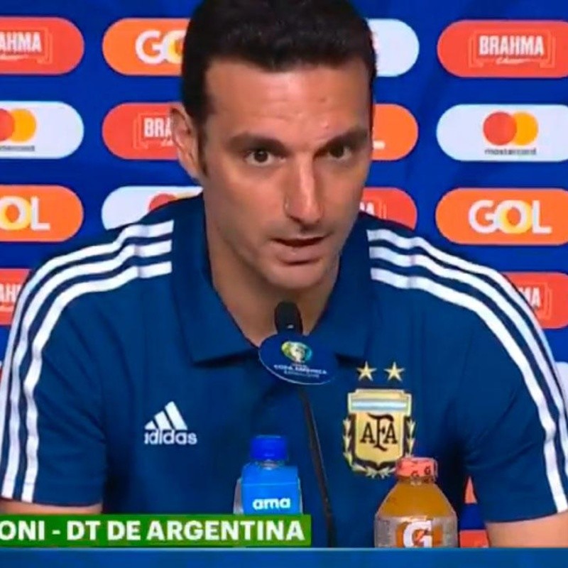 Scaloni redobló la apuesta: "No se puede jugar en esta cancha, muchachos"