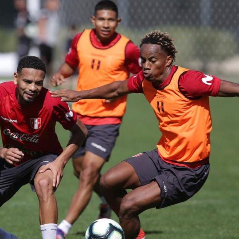 El primer once que probó Gareca para el partido del sábado ante Uruguay