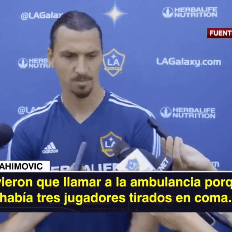 Las desopilantes declaraciones de Ibrahimović hablando de un supuesto enojo con sus compañeros