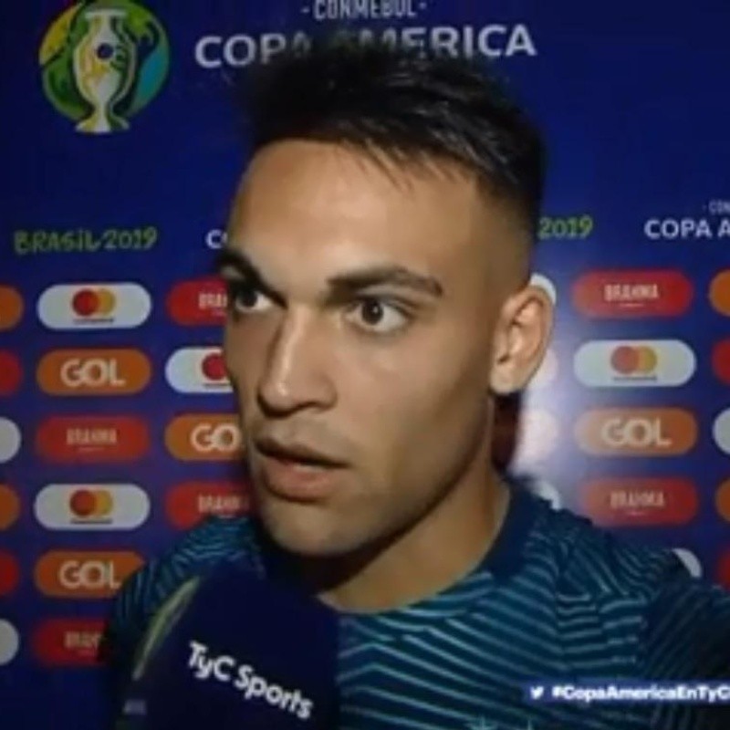 La revelación de Lautaro Martínez: "El gol me lo imaginé antes de hacerlo"