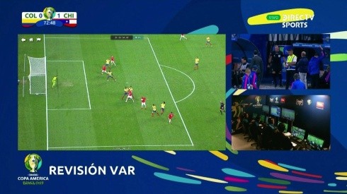 El VAR es colombiano: le anuló un segundo gol a Chile tras un remate de Arturo Vidal