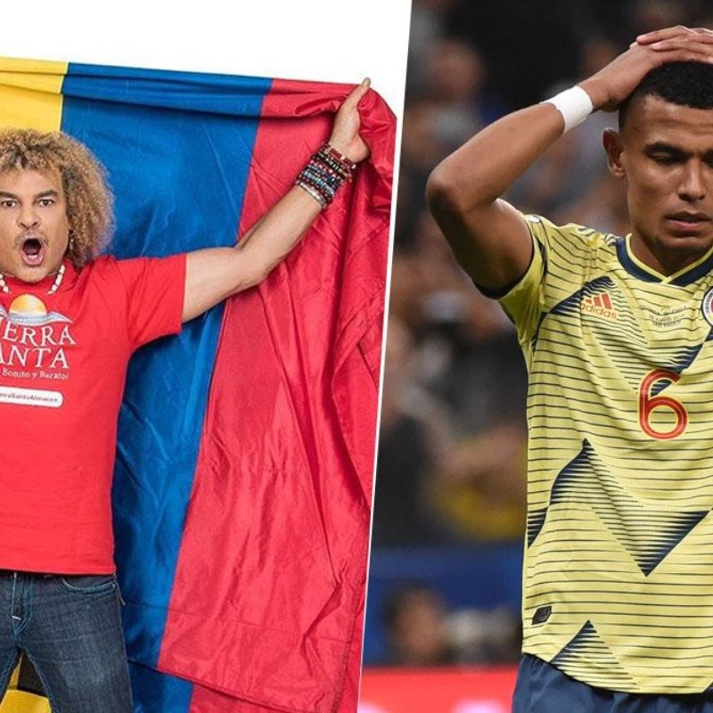 El mensaje del Pibe Valderrama a William Tesillo luego de fallar el penal ante Chile