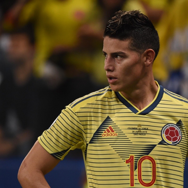 James Rodríguez, muy enfadado: "Argentina estaba muerta y pasó a semis"