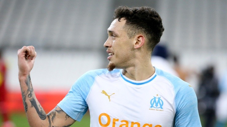 Lucas Ocampos en Olympique de Marsella.