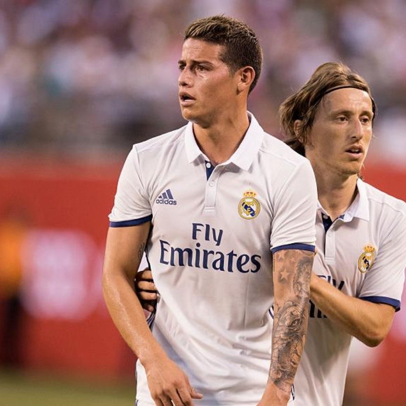 Luka Modric también le envió ánimo a James Rodríguez en su Instagram