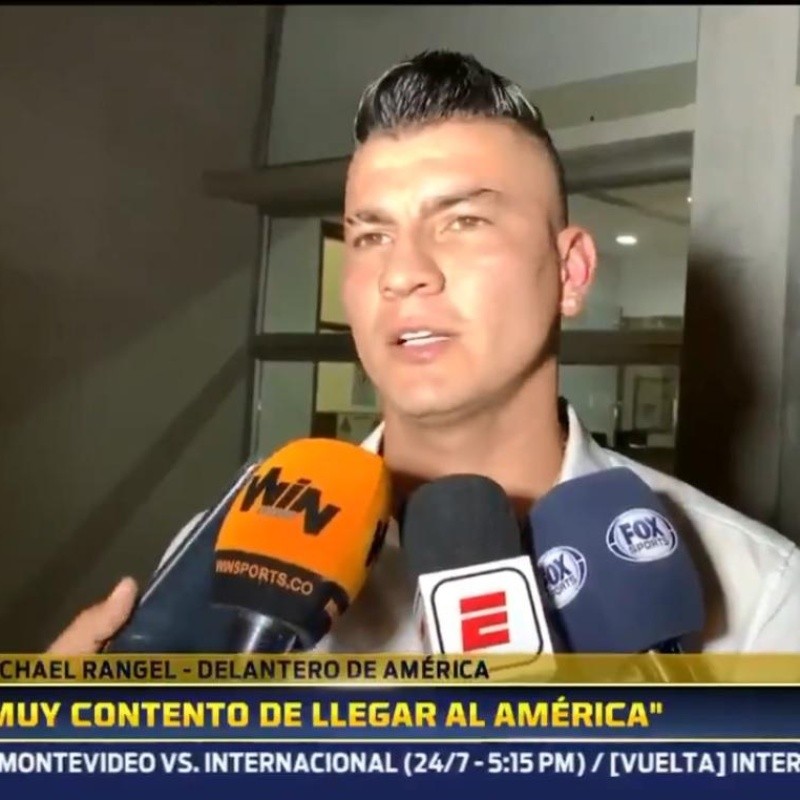 La felicidad de Michael Rangel: "Estoy muy contento de llegar a América de Cali"