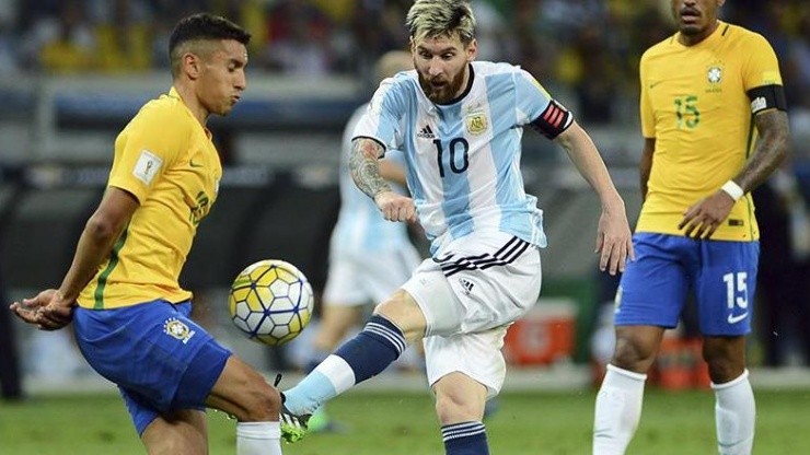 Argentina vs. Brasil por la Copa América.