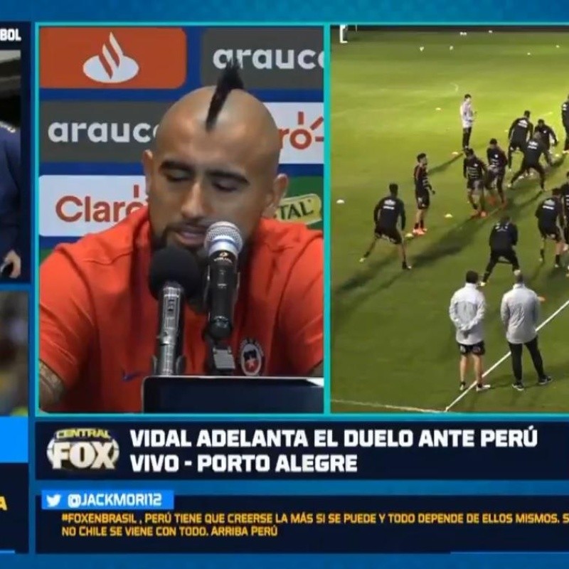 Fue muy obvio: Vidal le tiró un palito a Messi