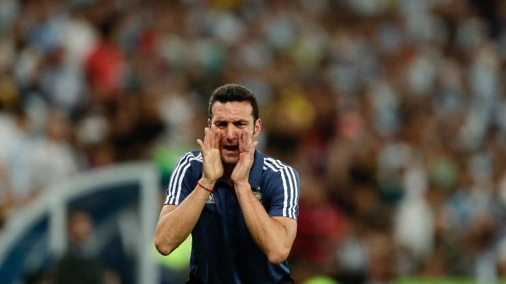 Foto de Lionel Scaloni, entrenador de Argentina.