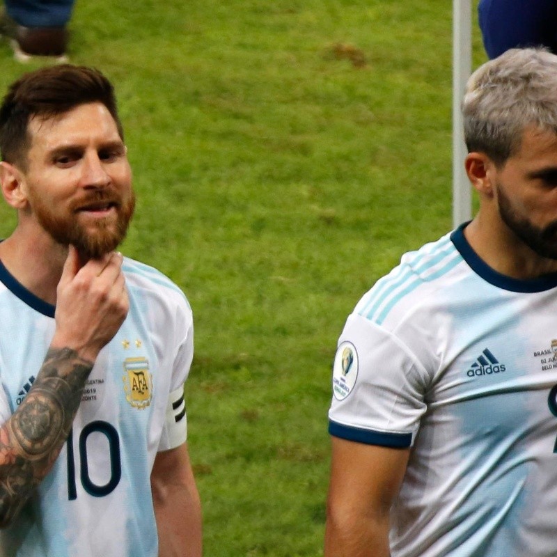 Lo reveló Agüero: las palabras de Messi en el vestuario después de perder con Brasil