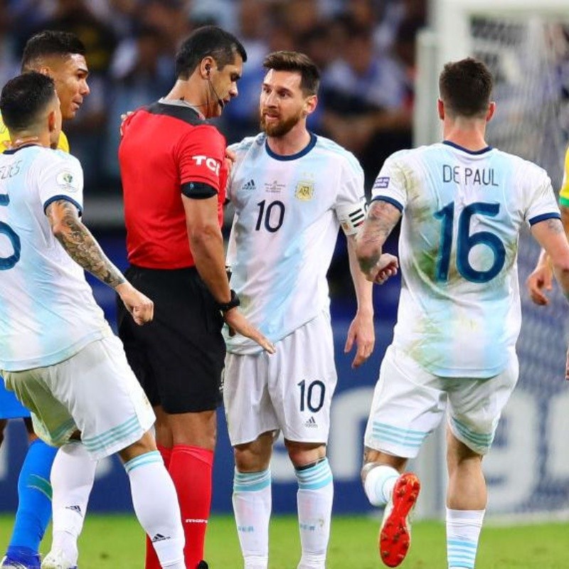 La durísima carta de AFA contra Conmebol por el arbitraje de Argentina-Brasil