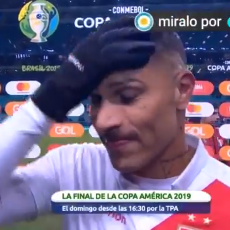 Paolo Guerrero: "Estamos en la final, a descansar y pensar en Brasil"