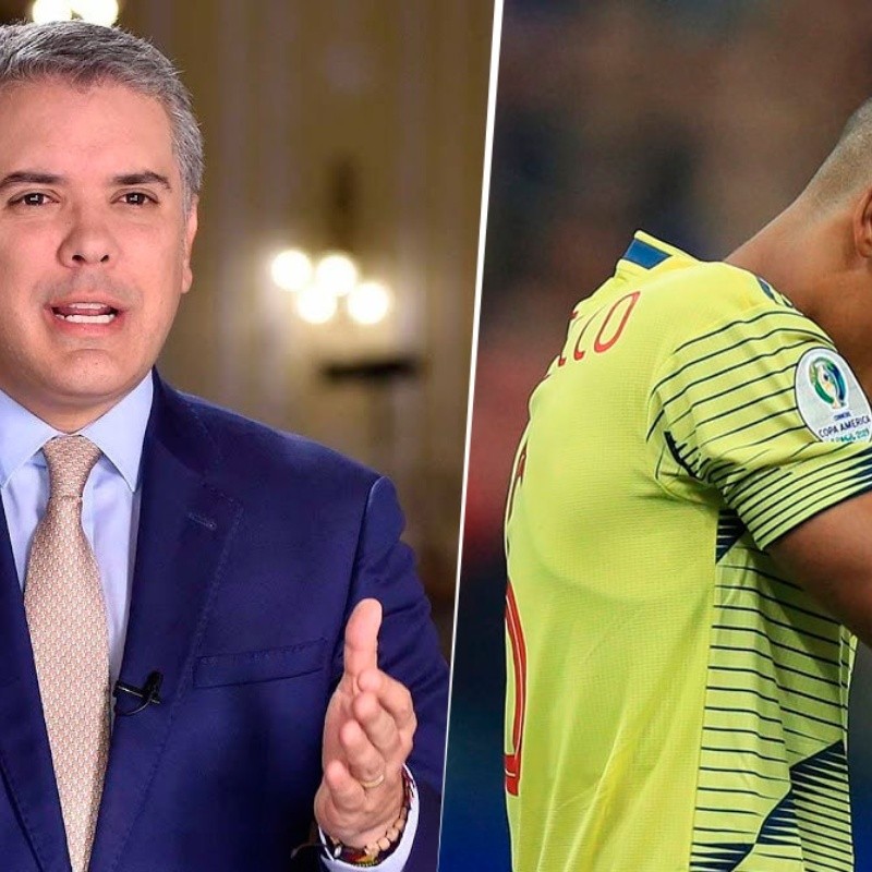 El Presidente Duque llamó a Tesillo después del penal errado contra Chile