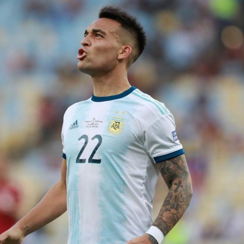 "Levantarse y seguir", el mensaje de Lautaro Martínez después de la derrota ante Brasil