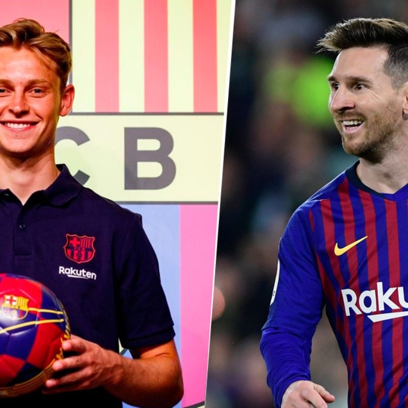 De Jong fue presentado en Barcelona y empezó con el pie derecho: se rindió ante Messi