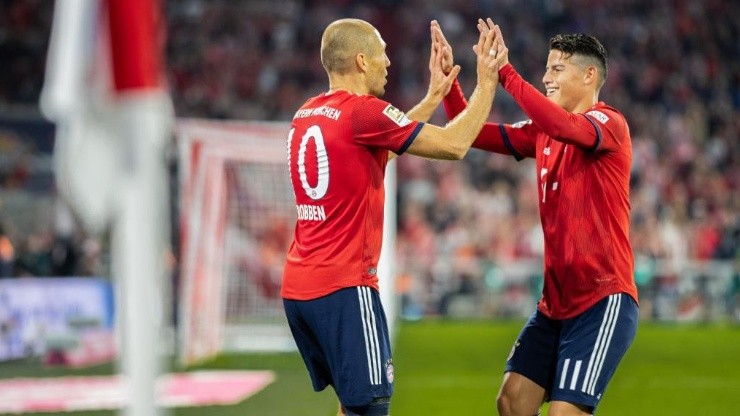 James no se guardó nada en su mensaje de despedida a Arjen Robben