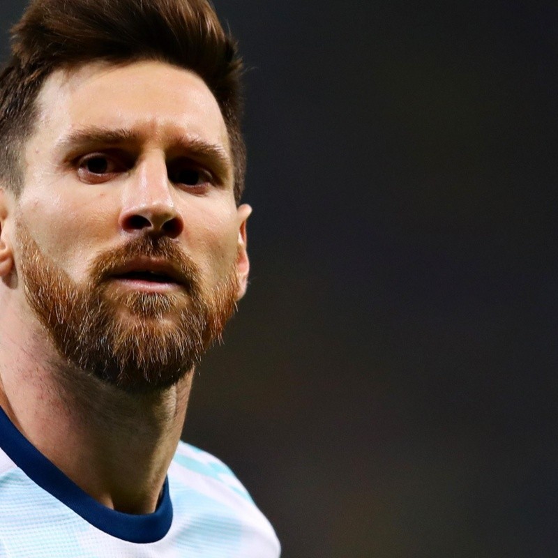 Parece que le gustó: Messi subió una historia cantando el himno de Argentina