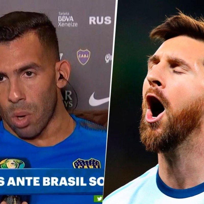 Tévez se comparó con Messi: "Me pasa lo mismo que a él"