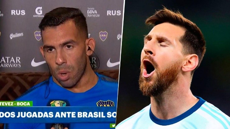 Tévez se comparó con Carlitos.