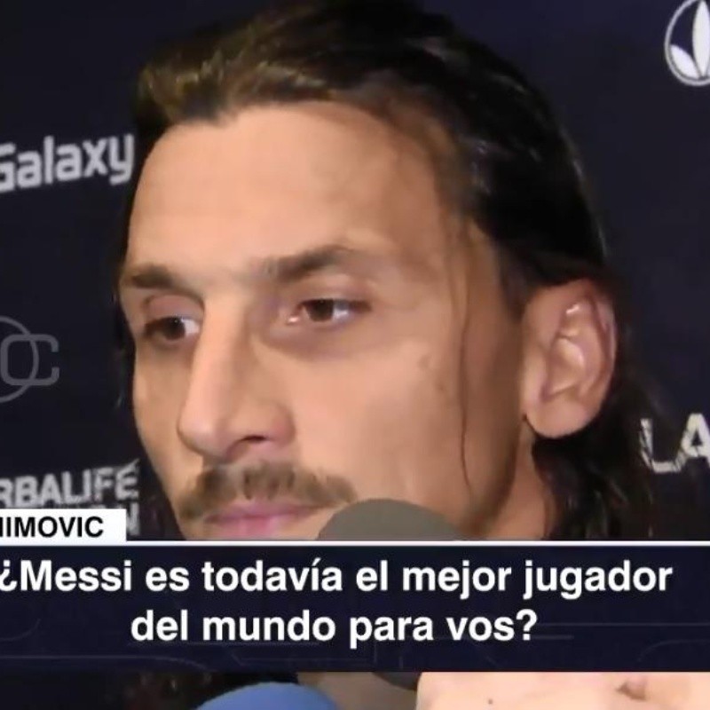 ¡Zlatan en llamas! Le preguntaron por Messi, se enojó y lanzó una respuesta muy picante