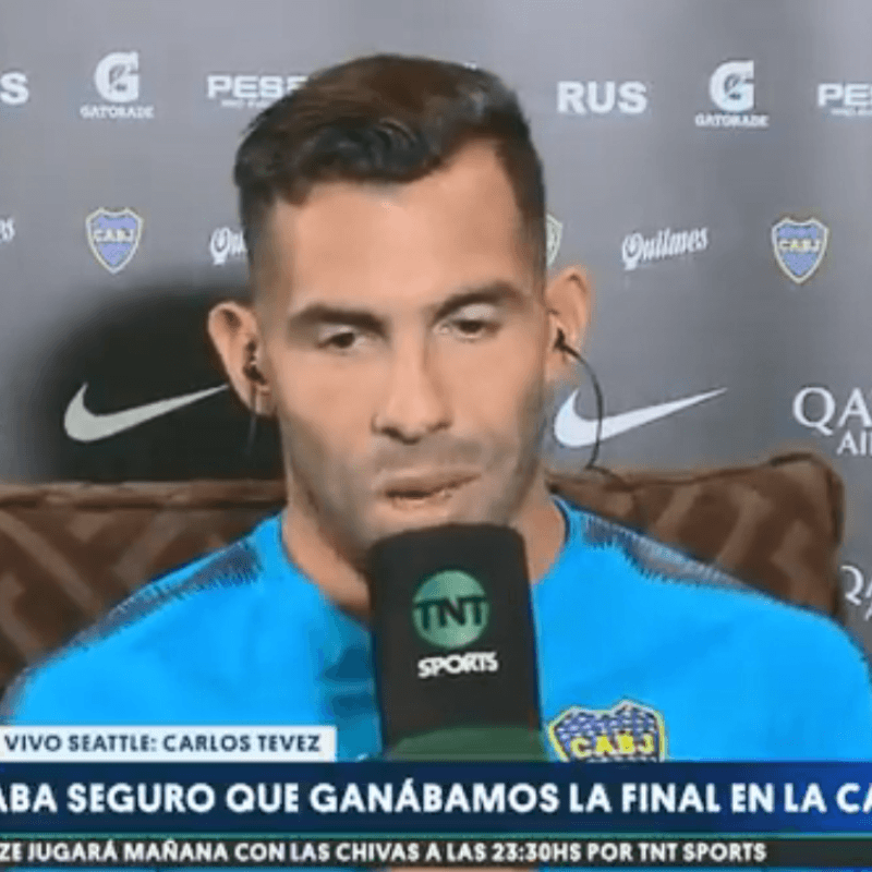 Tevez: "Estaba seguro que ganábamos la final en cancha de River"