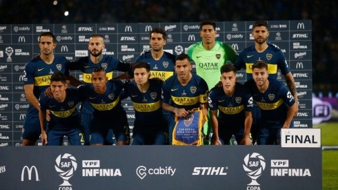 Formación de Boca Juniors en el partido ante Tigres.