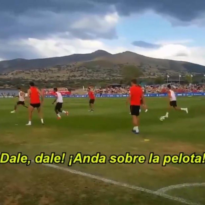 Más intenso que nunca: Simeone volvió loco a Joao Félix en su primer entrenamiento