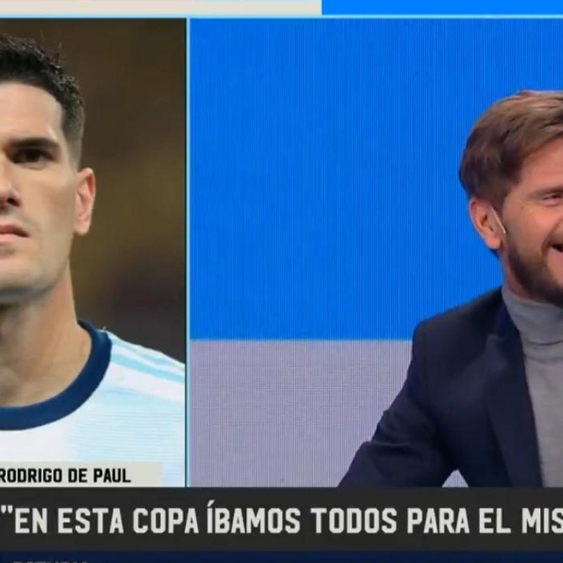 De Paul se cruzó al aire con Benedetto, aclararon todo y nos hicieron llorar de la risa