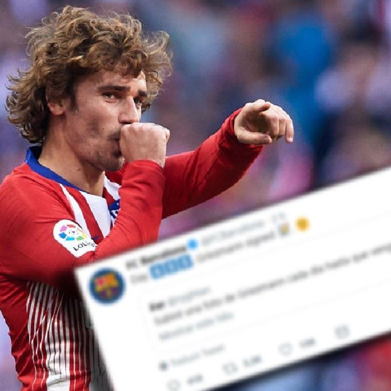 Prometió subir fotos de Griezmann hasta que fichara por el Barcelona ¡y lo trolearon 665 días después!