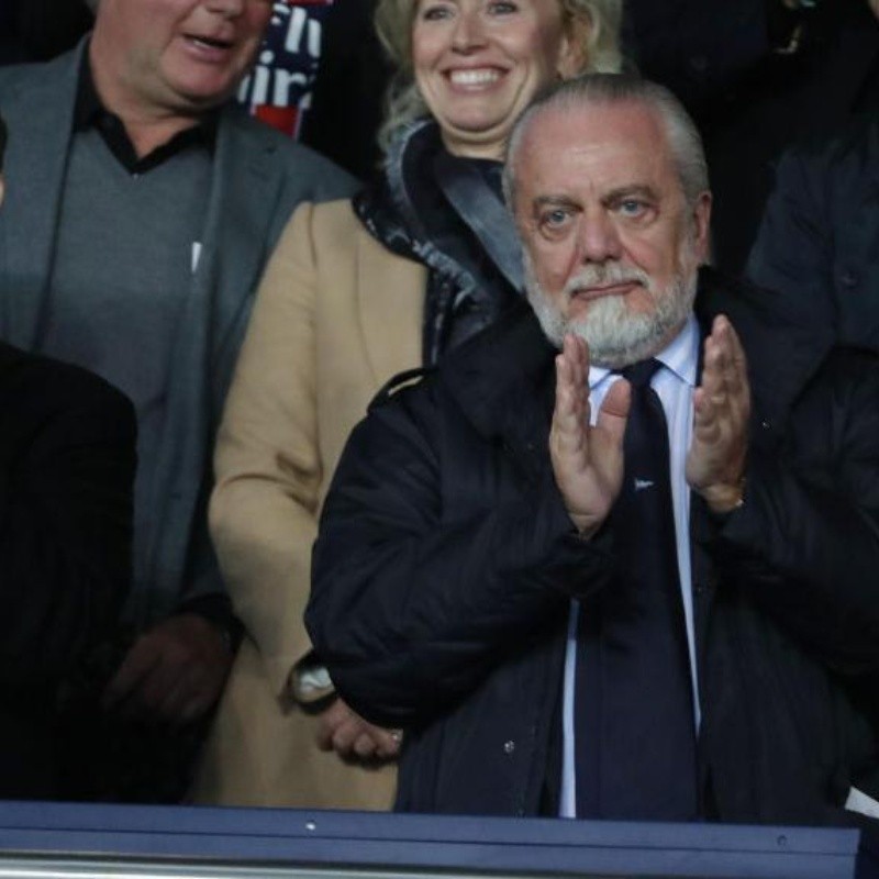 De Laurentiis, presidente de Napoli, y un pedido a Real Madrid por James Rodríguez