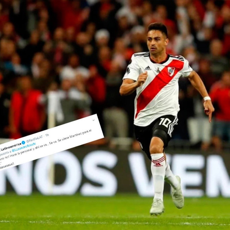 Netflix escribió en Twitter la respuesta más River del día y la rompió: "¡El taco no!"