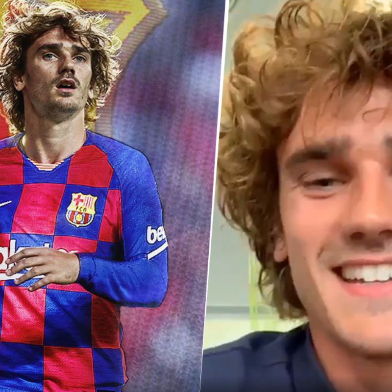 Griezmann llegó a Barcelona: "Hola Culés"