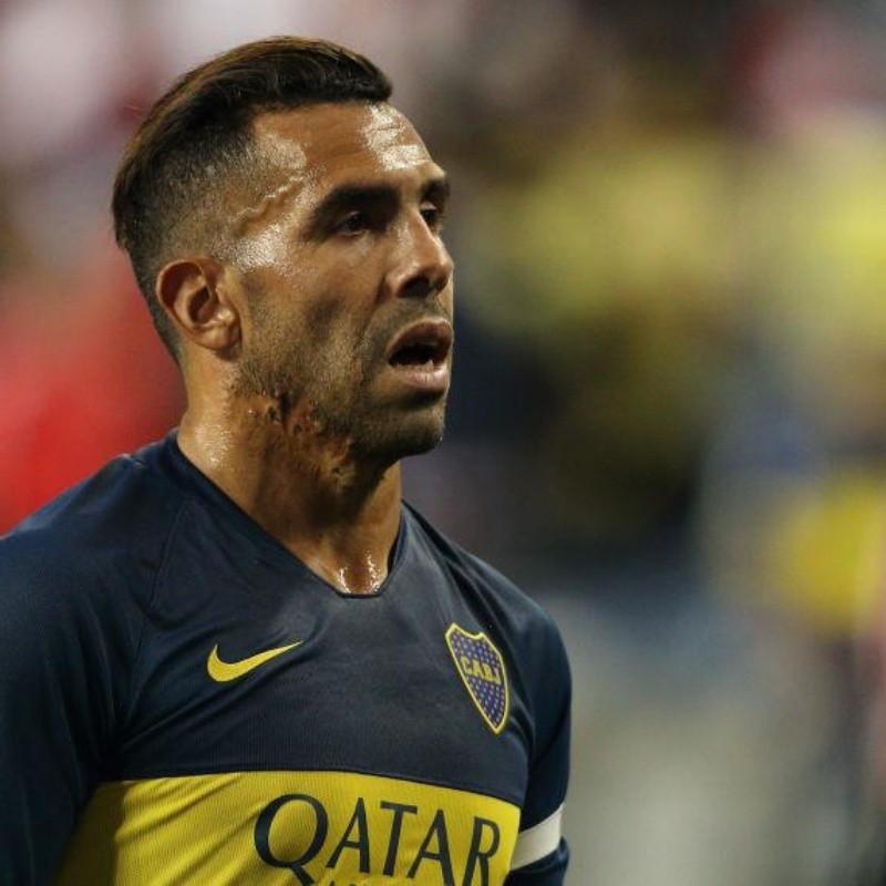 La particular frase de Tevez: "Hoy, ponerse la camiseta de Boca es un fuego"