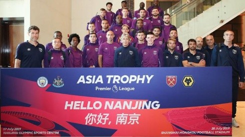 El West Ham realiza parte de la pretemporada en China. (Foto: sitio oficial West Ham)
