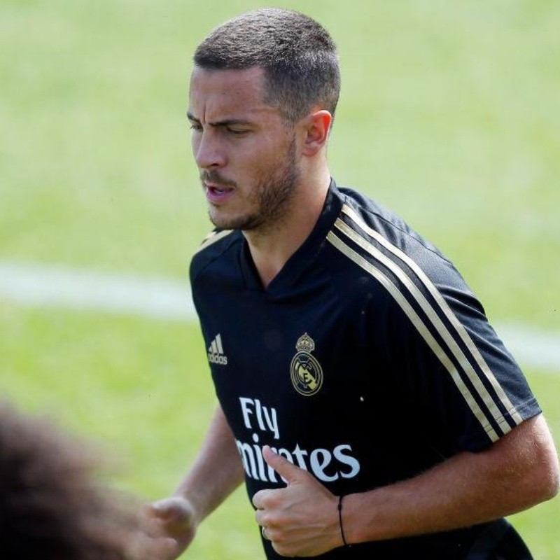 Marca: Hazard sorprendió con el número que eligió en Real Madrid