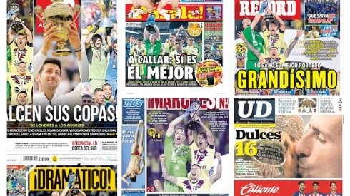 Las portadas de América Campeón de Campeones 2019.