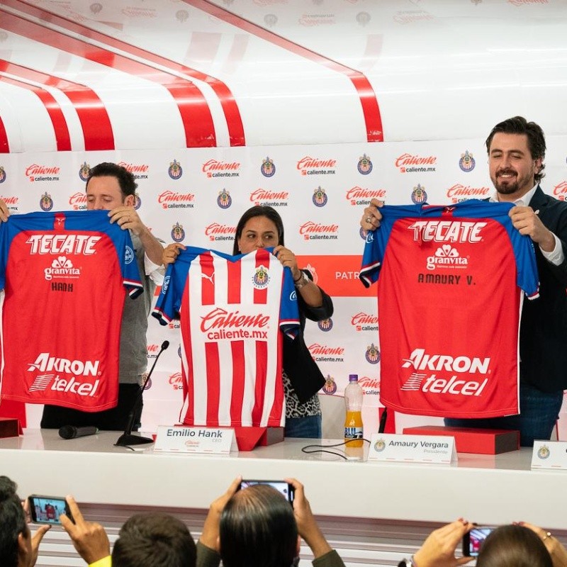 Así fue la presentación de Caliente como nuevo patrocinador de Chivas