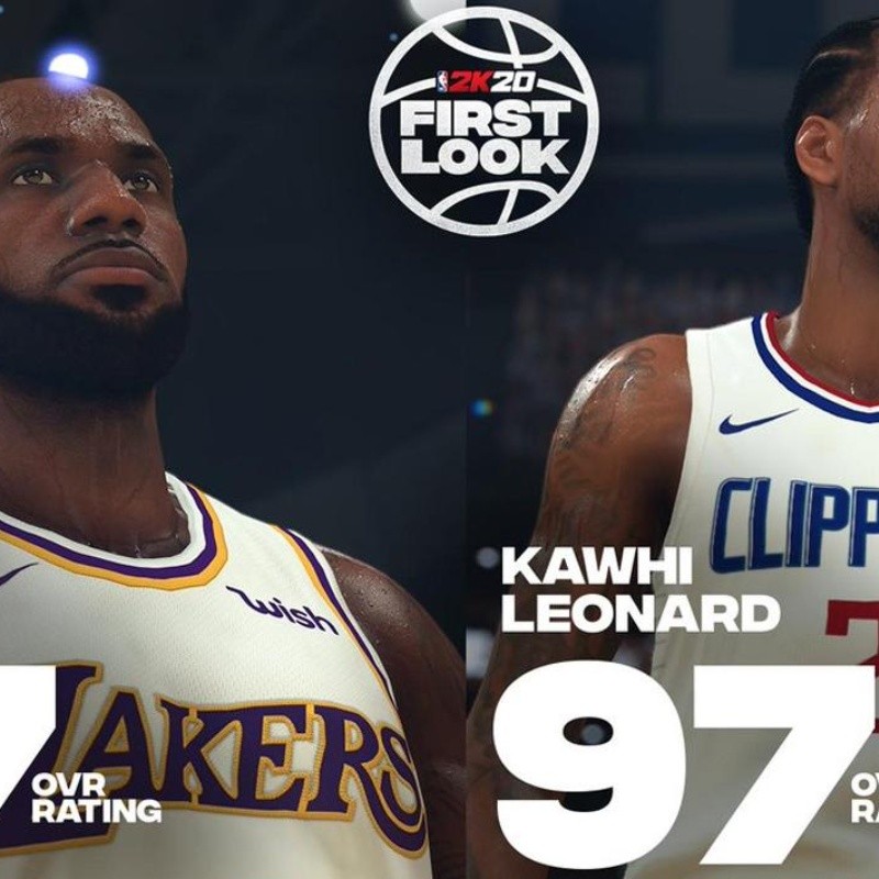 Revelada la valoración de los 20 mejores jugadores del NBA 2K20