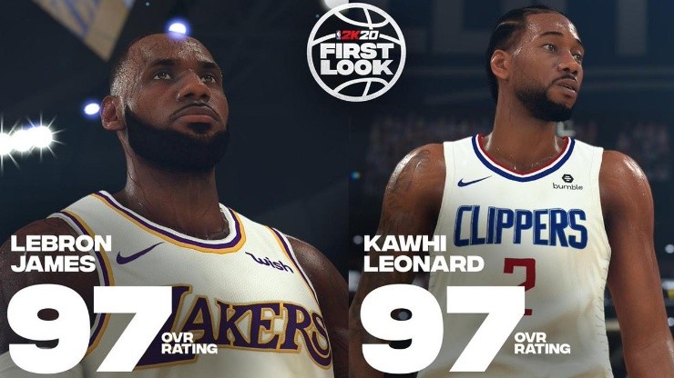 Revelada la valoración de los 20 mejores jugadores del NBA 2K20